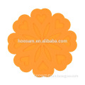 Customized Anti-heat Mat, Flower Shape, Soft Rubber Coaster
